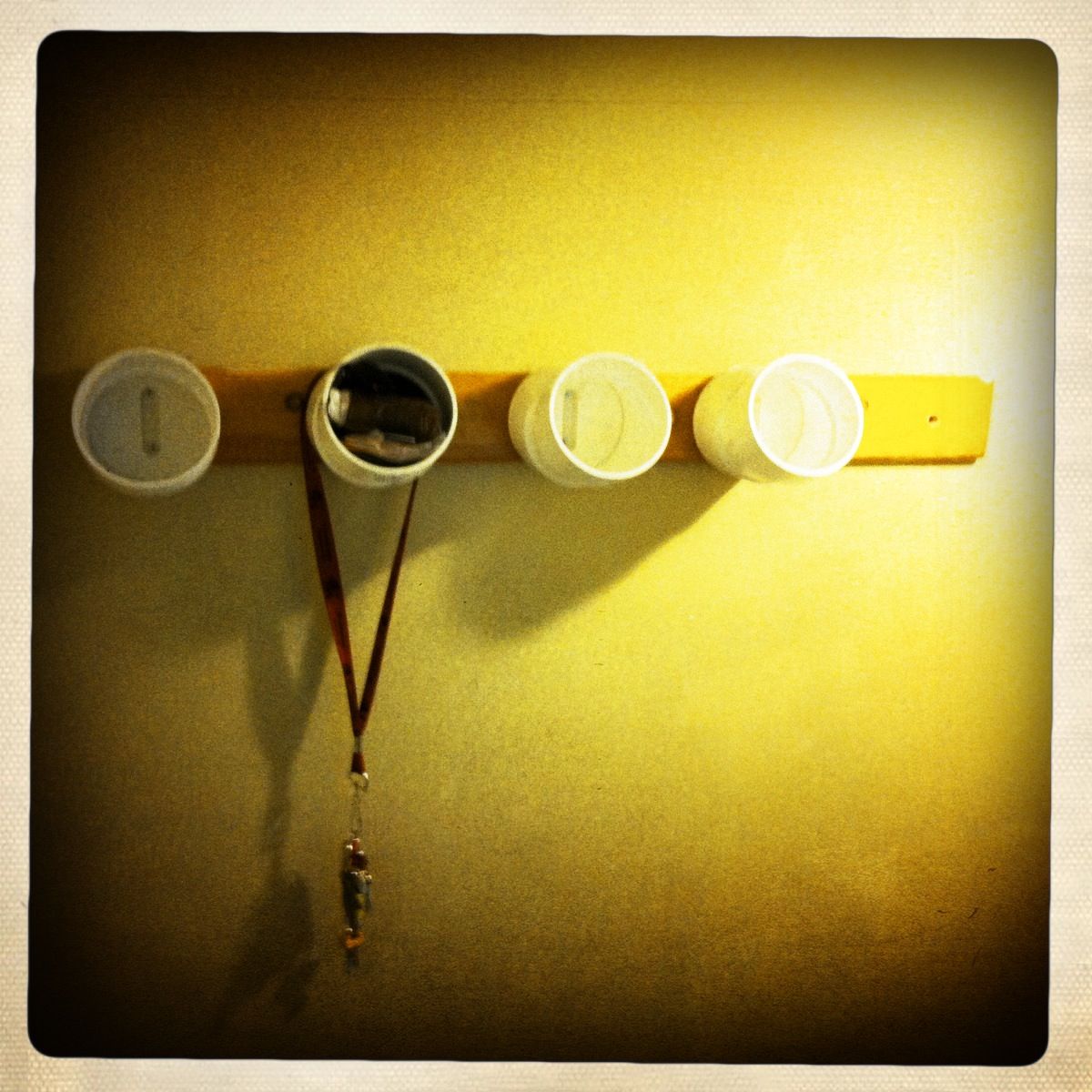 A Simple Clothes Rack From 4" Plastic Drain Elbows