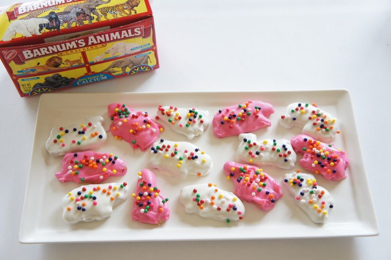 Frosted Circus Animal Cookies