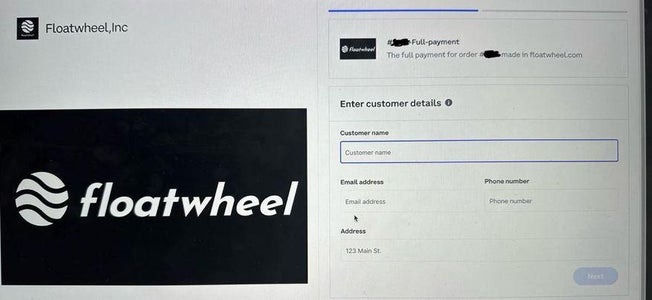 Open the Payment Link
