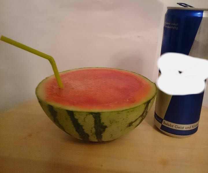Watermelon With EnergyDrink Slush