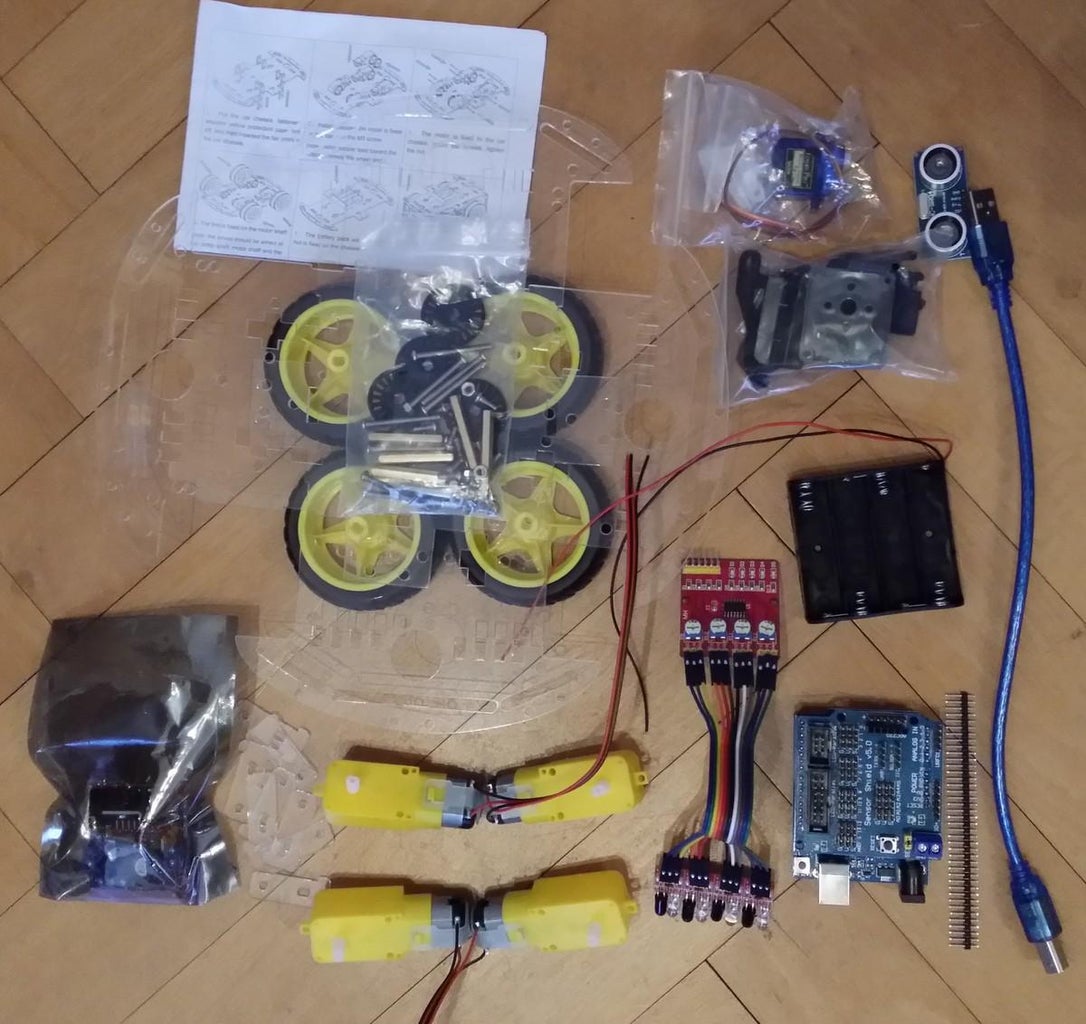 Arduino 4WD Car - Assembly and Code - With Optional Infrared or ...