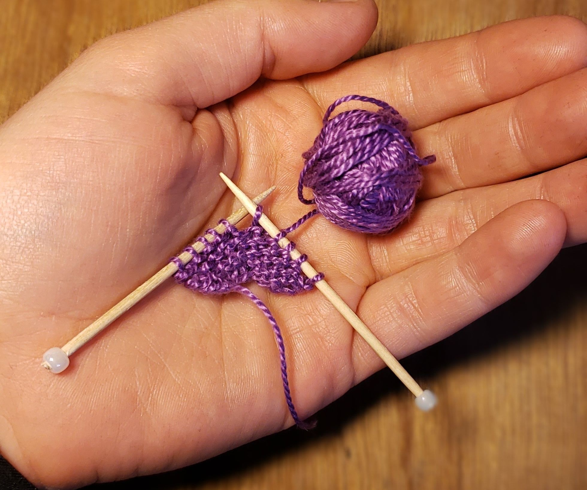 Mini Toothpick Knitting Needles