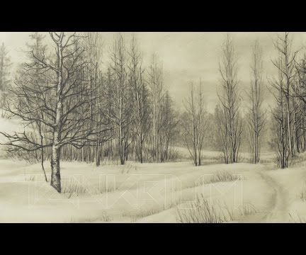 Drawing a Landscape With Pencil // Timelaps Art Video