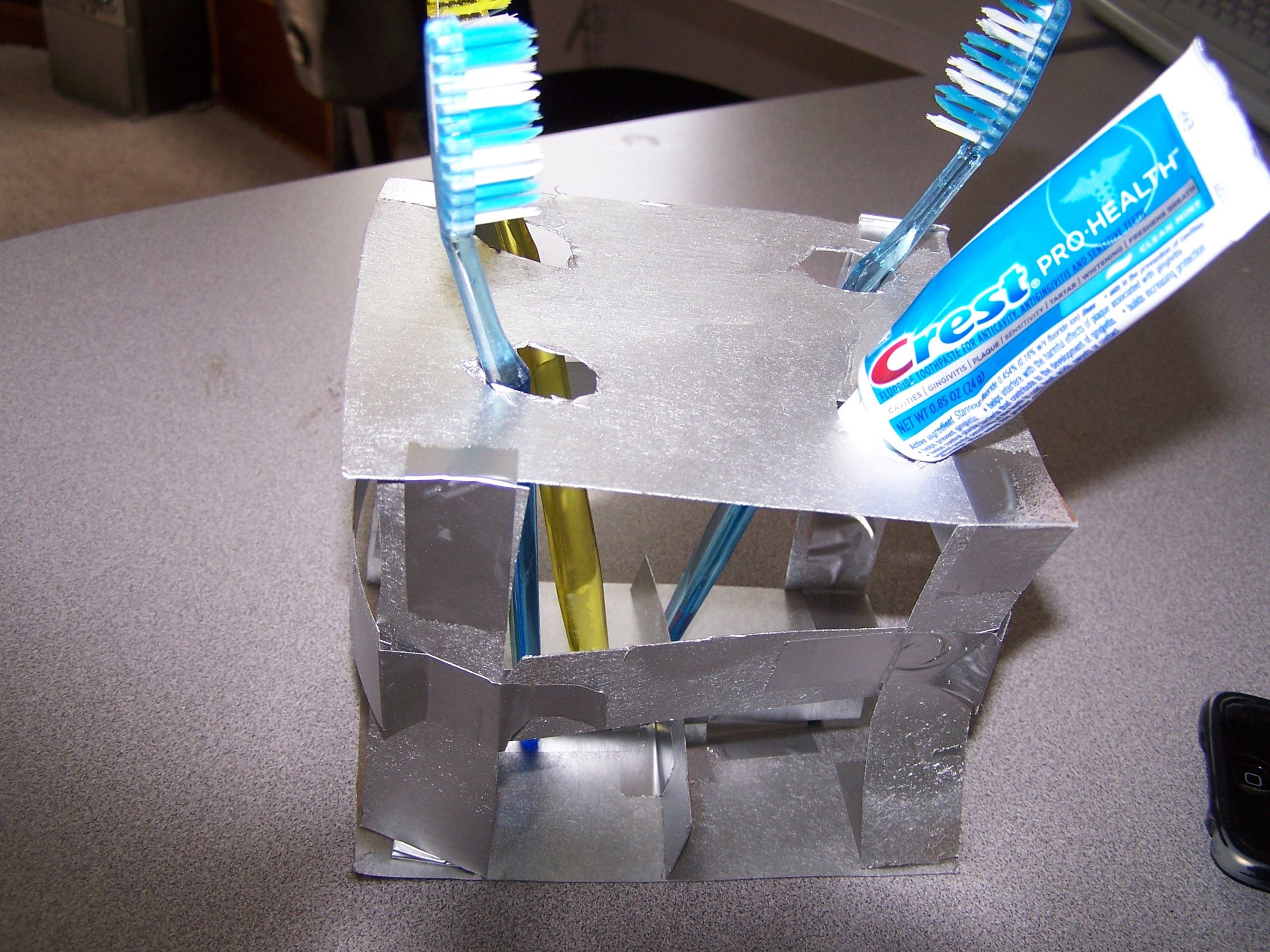 ToothBrush and Toothpaste Holder