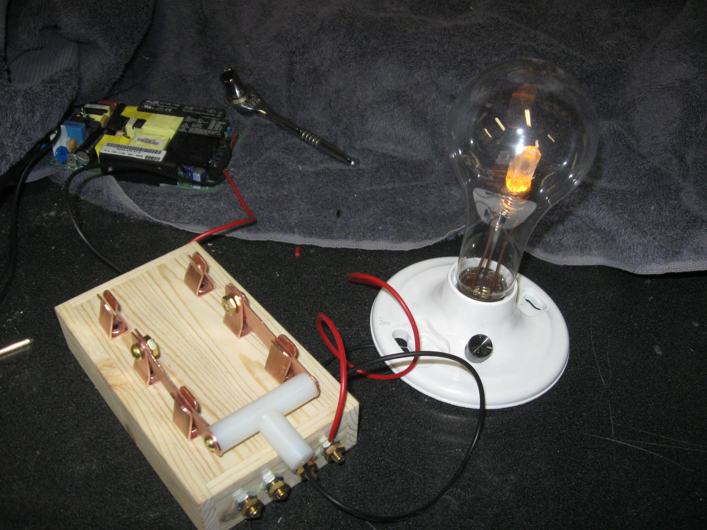 Simple Series Circuit Knife Switch
