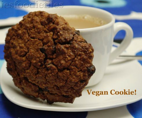 Vegan Coconut Chocolate Chip Oat Cookies!