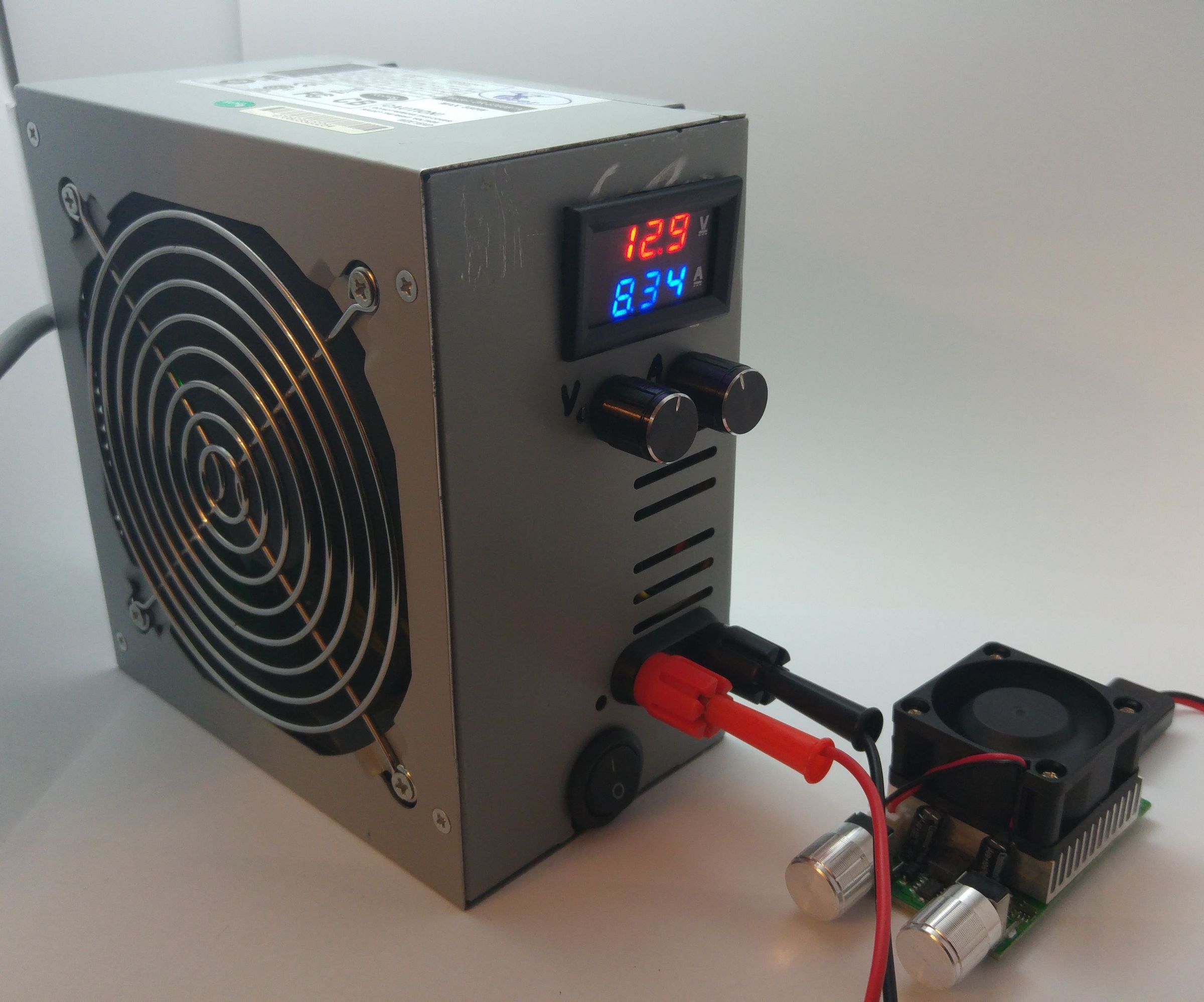 1-30V Benchtop Power Supply in ATX PSU House