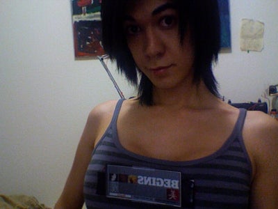 World's First E-Ink Shirt (Ghetto Version)