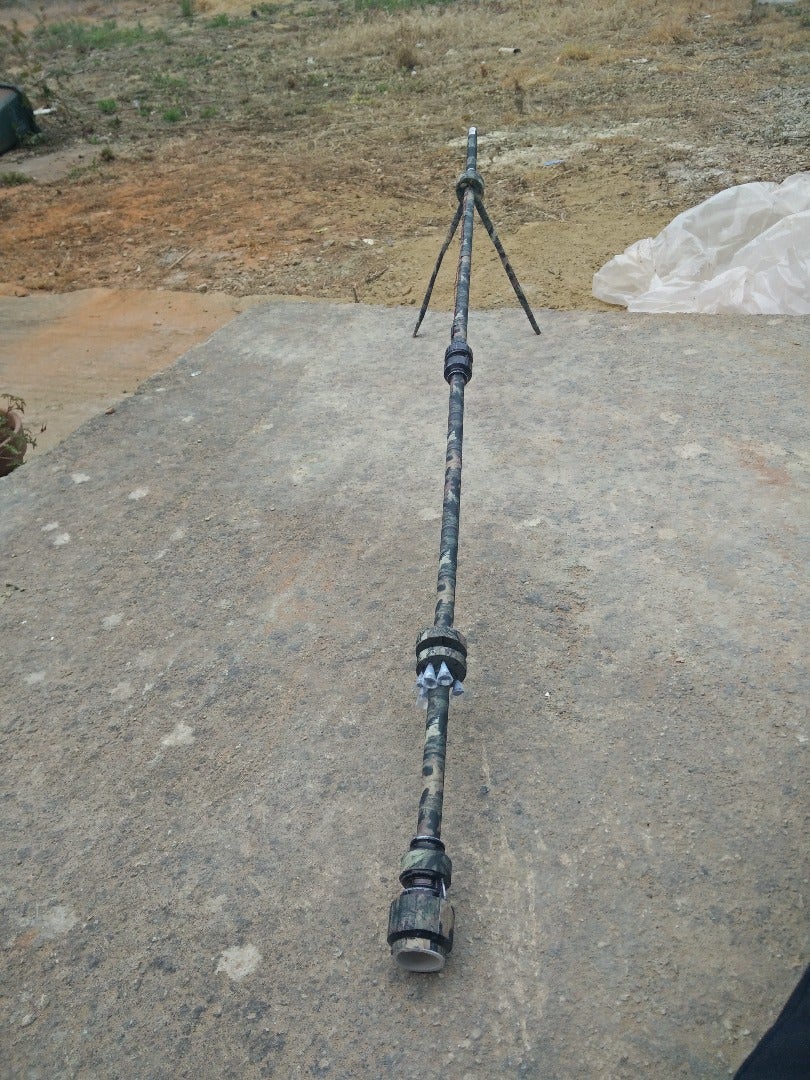 Laser-assisted Takedown Blowgun With Bipod