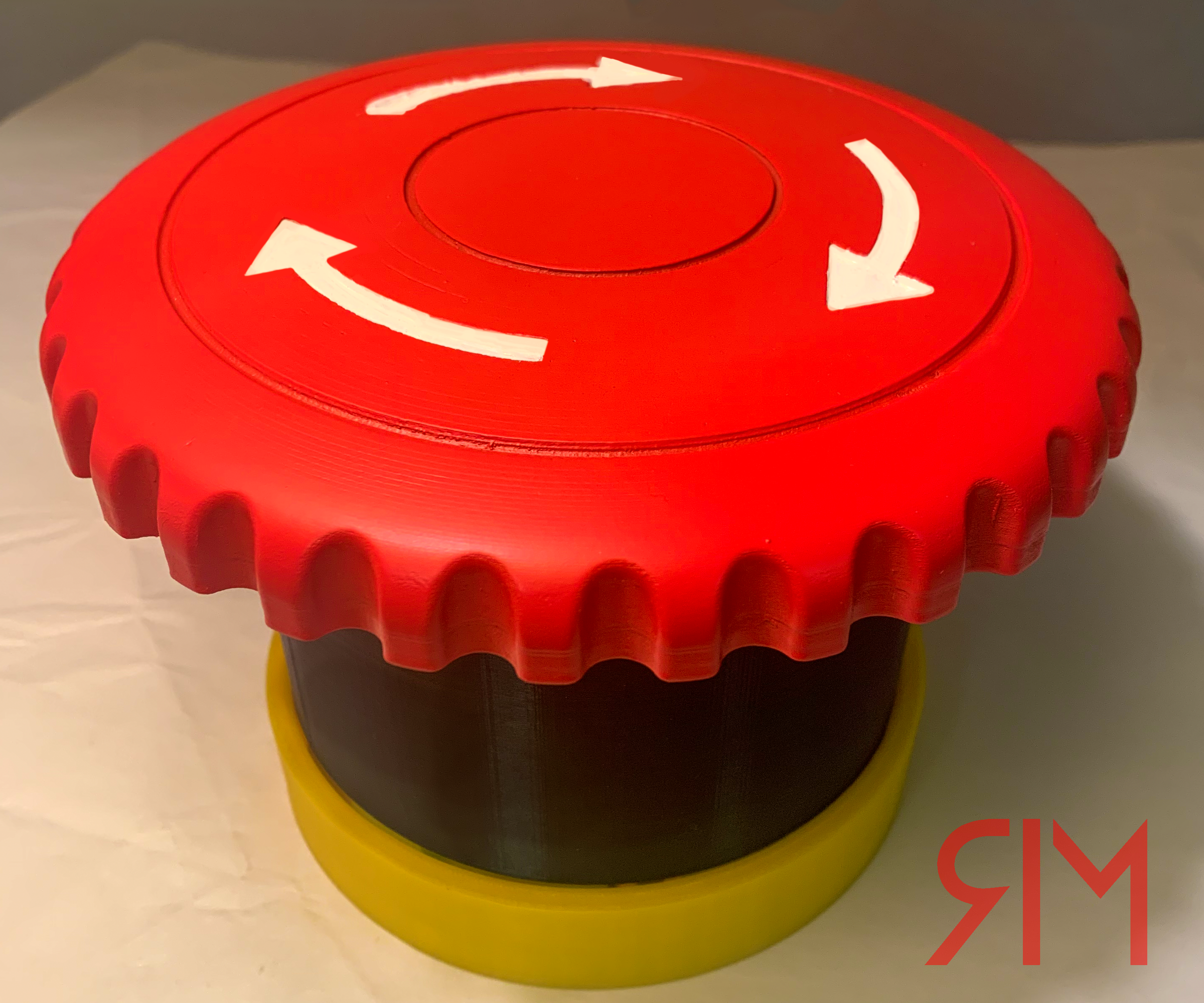 Giant Functioning Emergency Stop Button