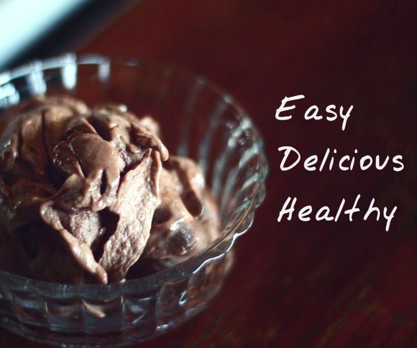 Easy Healthy Choc-Banana Alternative to Ice Cream