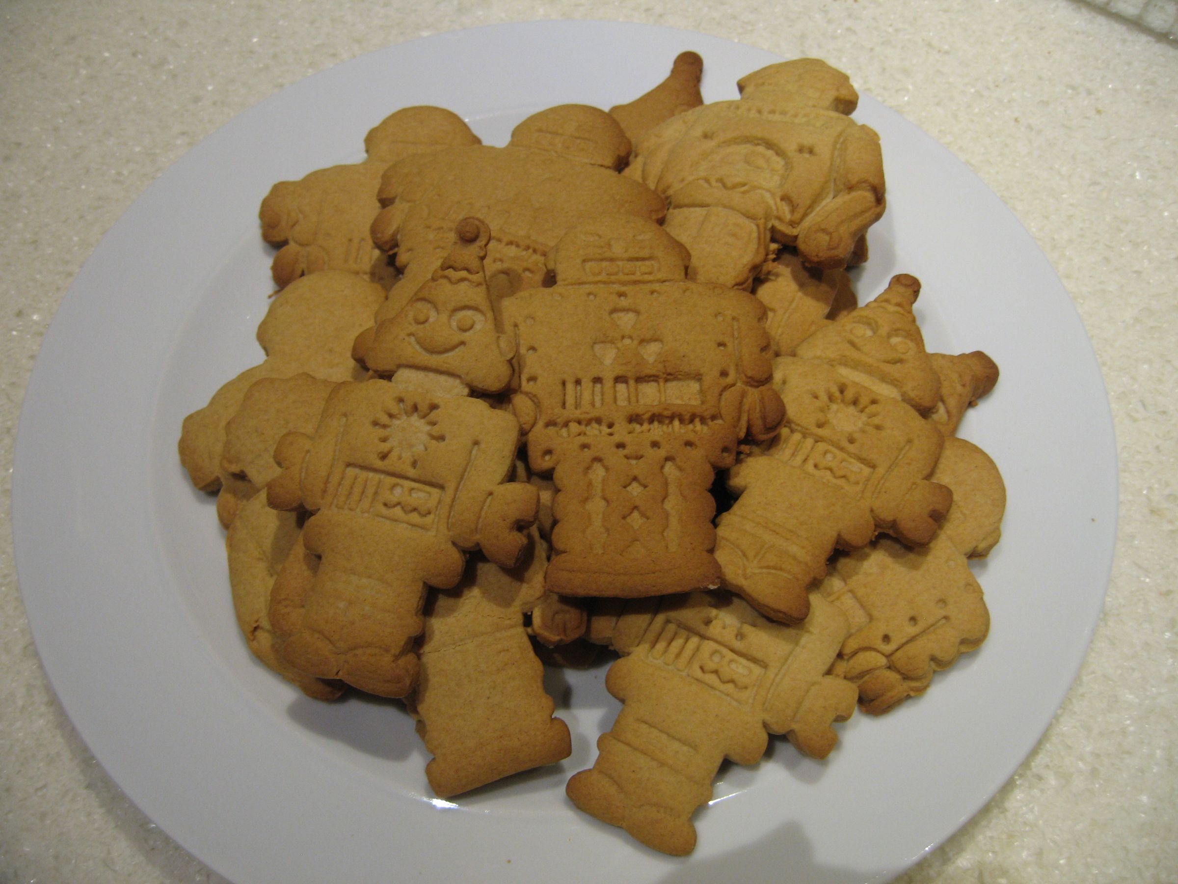 Gluten Free, Ginger Robot Cookies