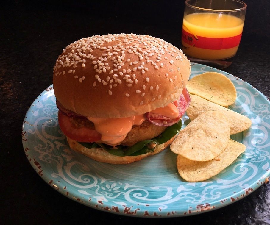 Homemade Haricot or Navy Bean Burgers