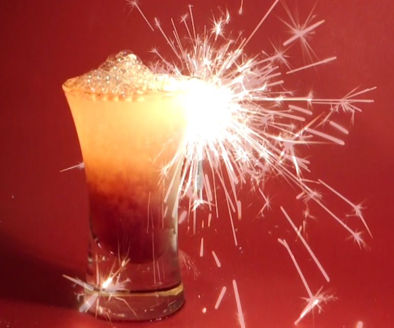Explosive Cocktail Foam