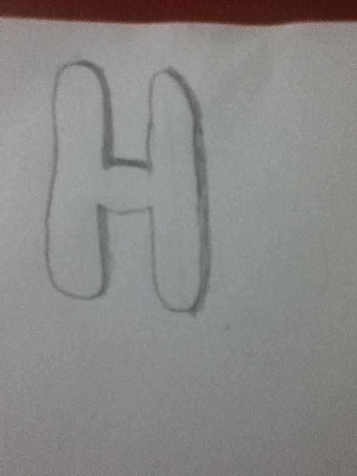 How To Draw A D In Bubble Letters
