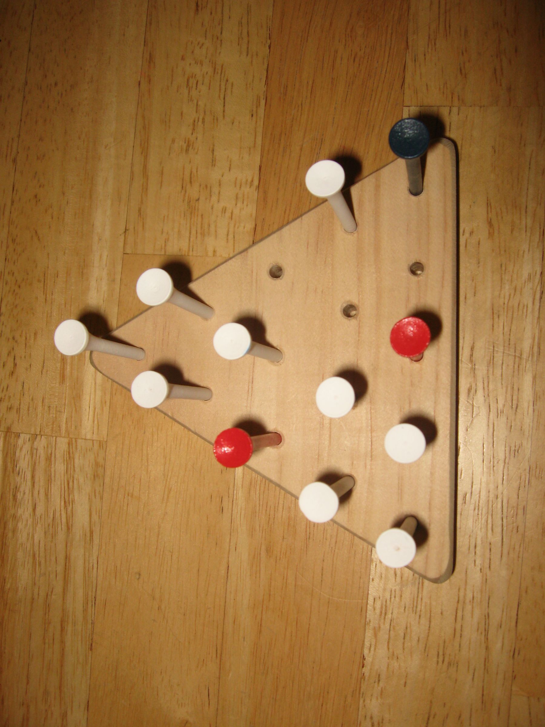 How to Solve the Triangle Peg Game 3 Steps Instructables