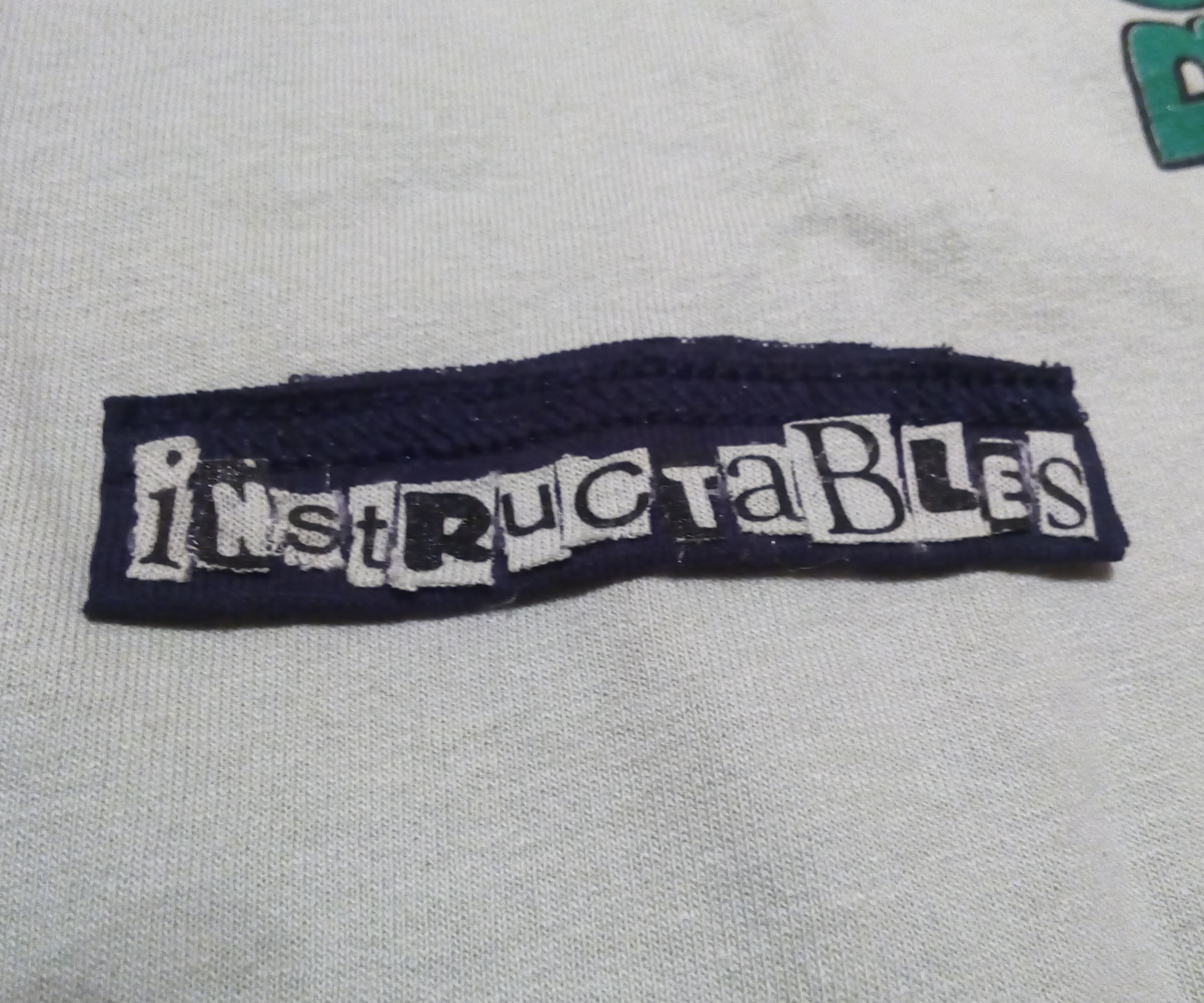  DIY Custom Lettering from Old T-Shirts