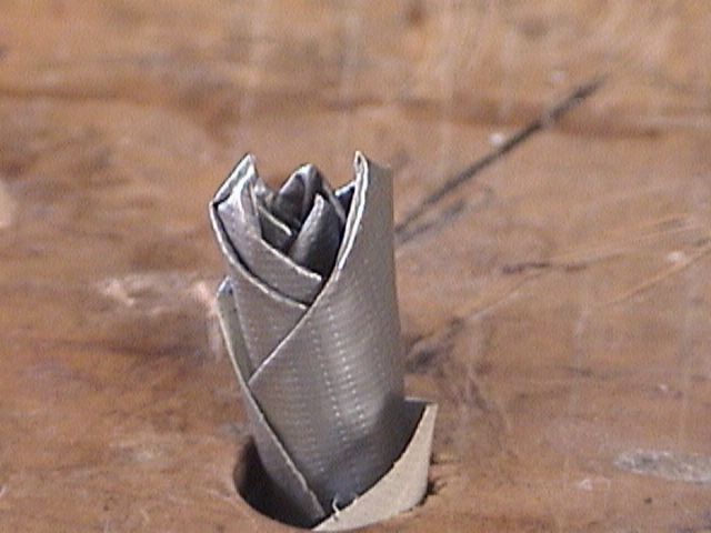 Simple Duct Tape Rose