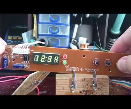 Reuse Electronic Parts - 7 Segment Display Based on PT6964