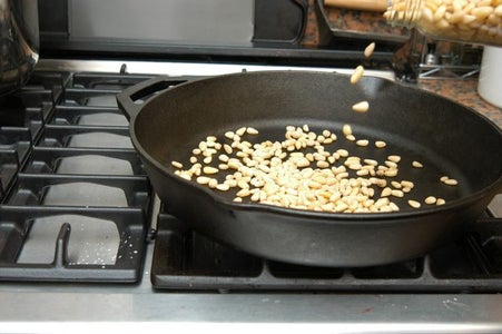 Toast Pine Nuts