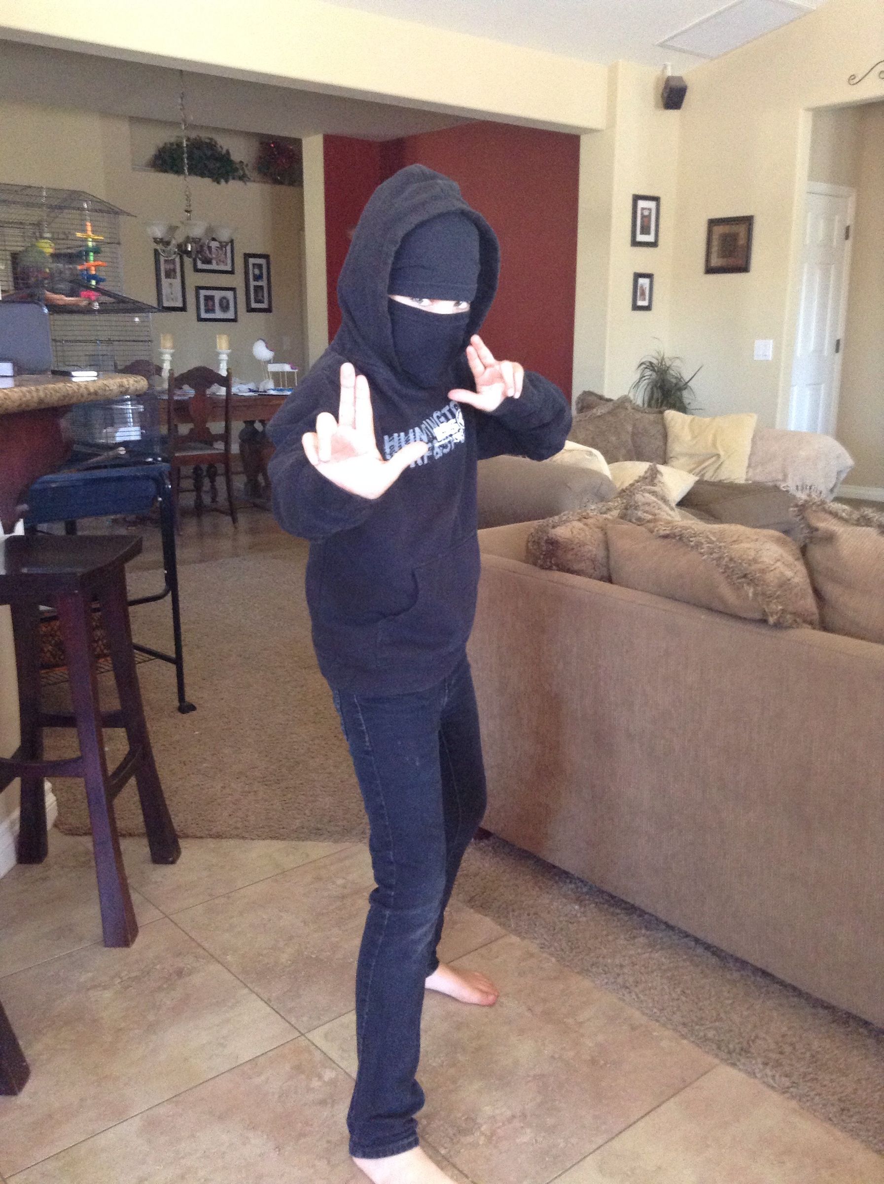 Easy Ninja Costume (any Size)