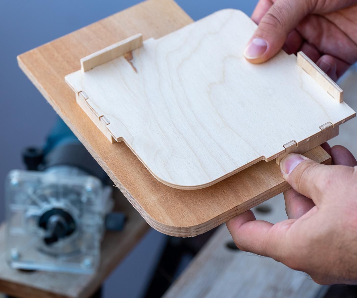 Corner Radius Template on the CNC