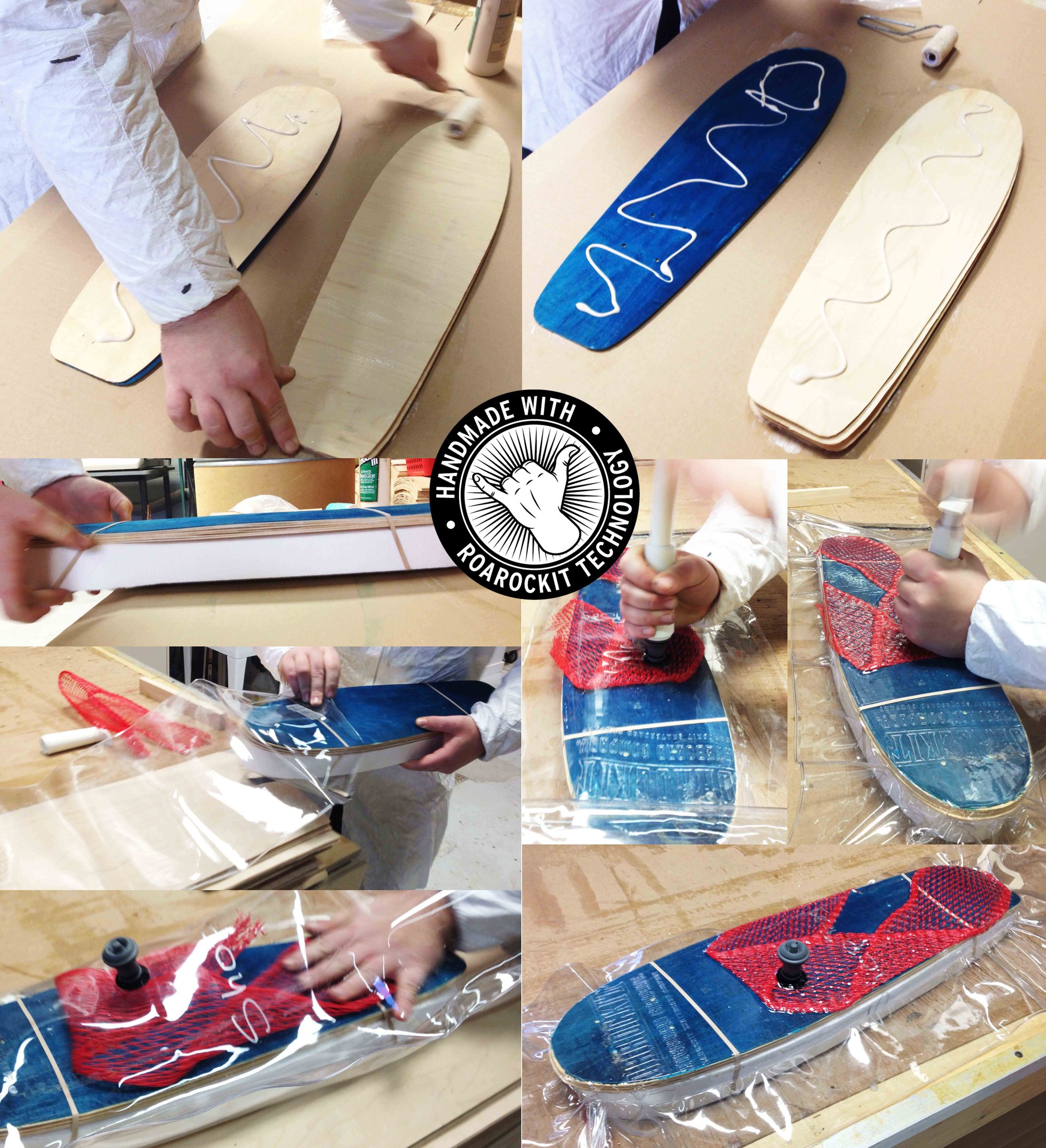 Laminating a Small Skateboard