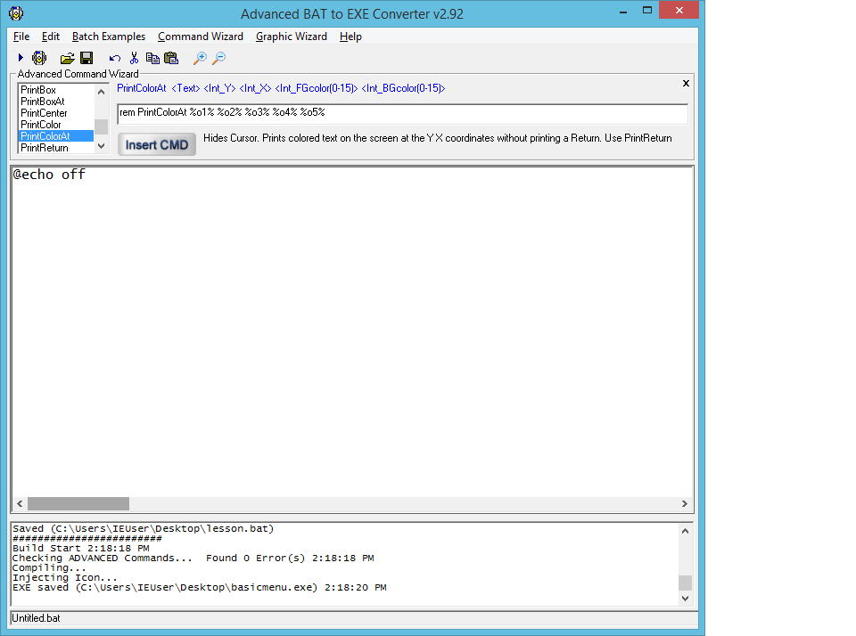 How to Create a Mouse-Driven Menu As EXE Using Windows Batch Code : 5 ...