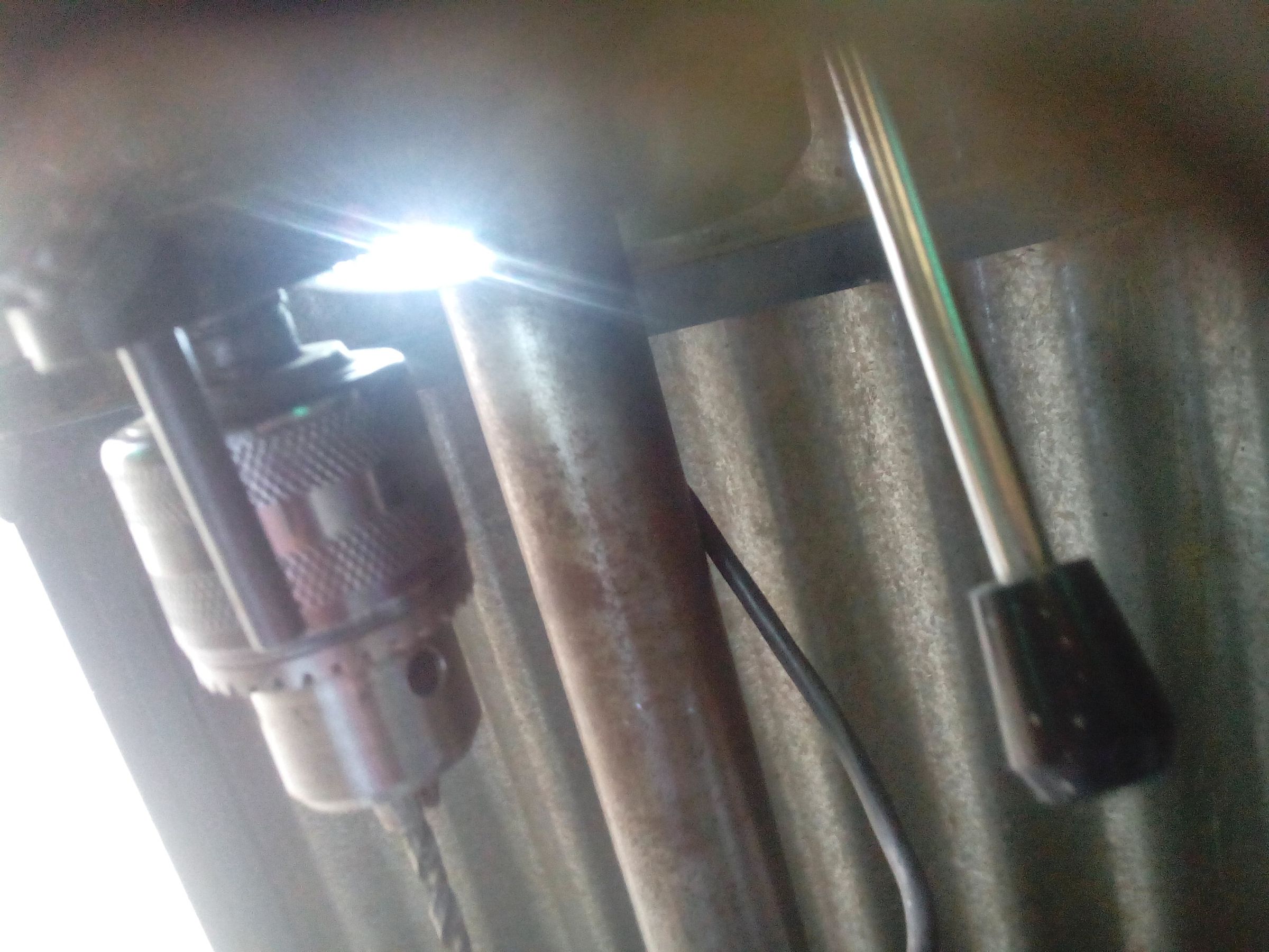 DRILL PRESS LIGTH FROM SCRAP