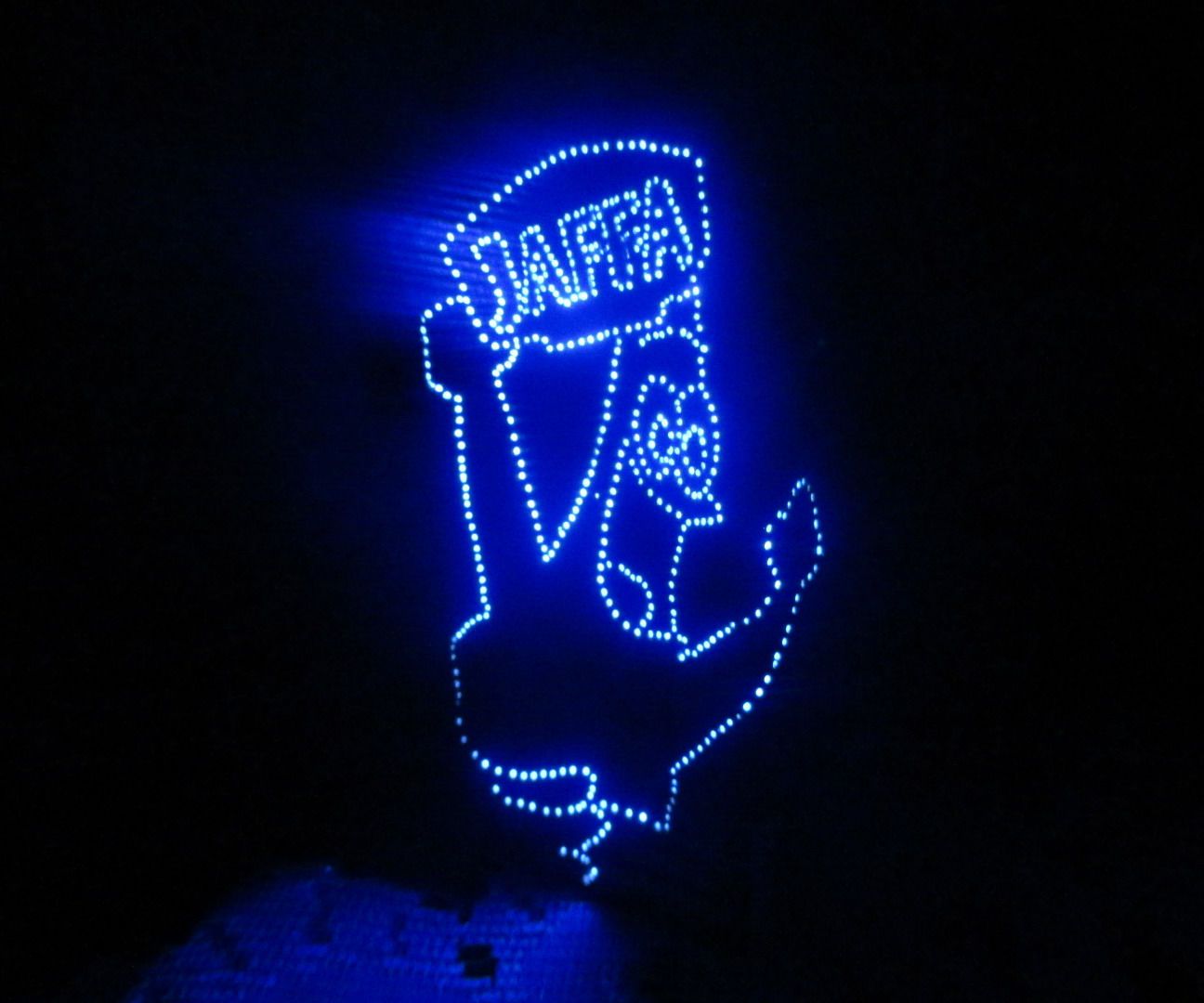 LED Night Lamp in a Juice Carton