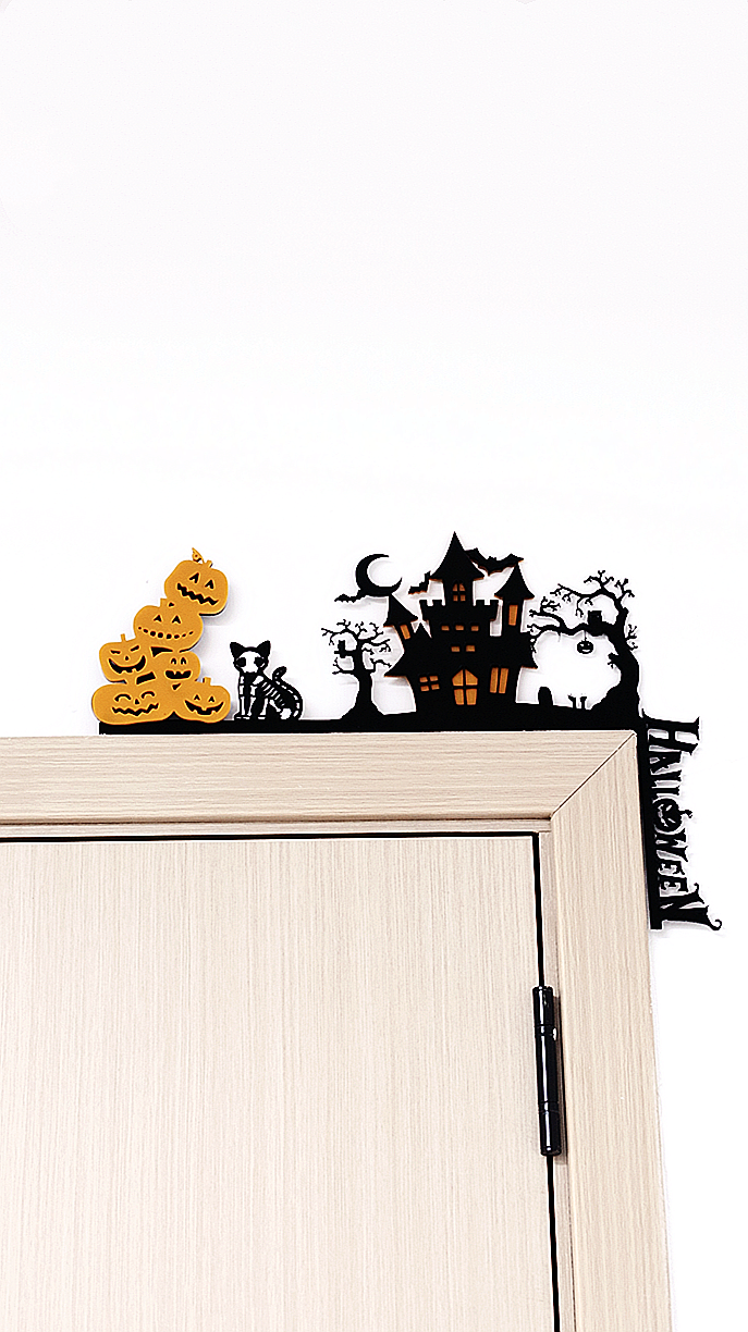 How to Make a Halloween Door Frame Decoration With a Laser Cutter