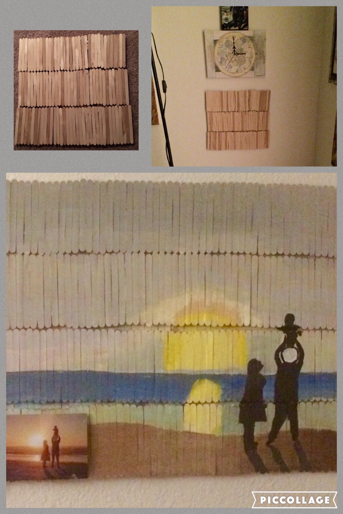 Wood Stick "Canvas" 3 Steps Instructables