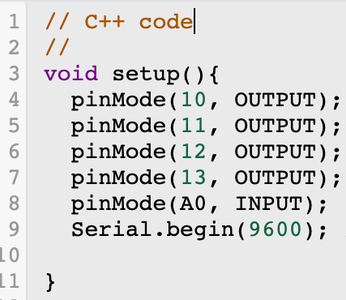 Test TinkerCAD Circuit With Multiple LEDs
