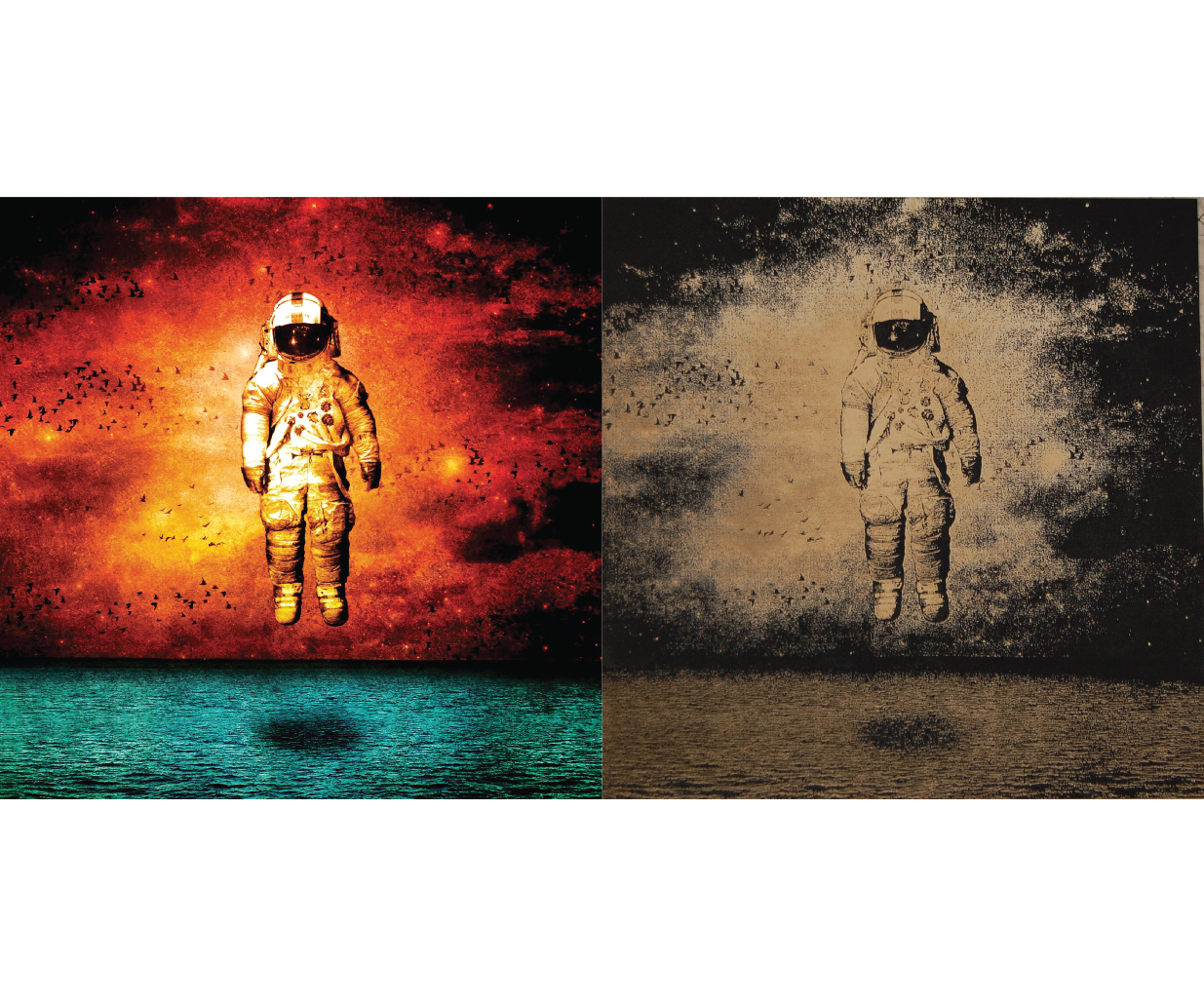 Laser Cut Album Covers (or Any Image) Onto Matboard