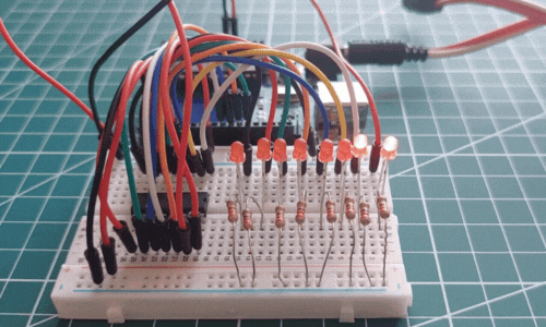 74HC595 Shift Register With Arduino UNO