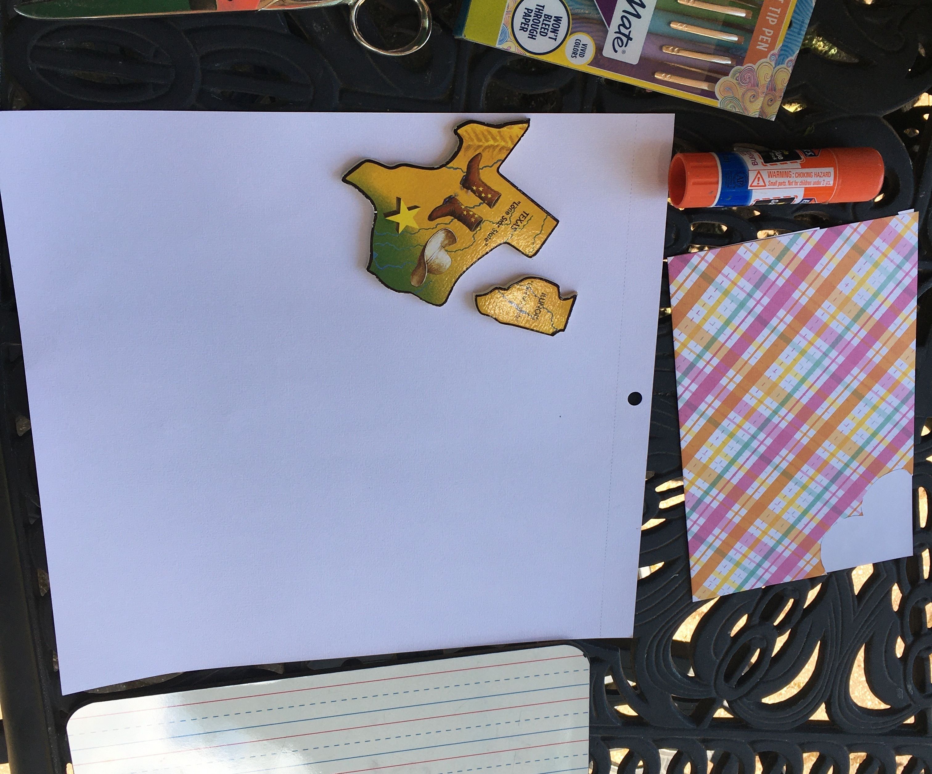 Custom State Move Map Poster