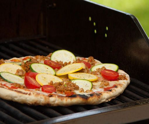 Grilled Summer Veggie Pizza