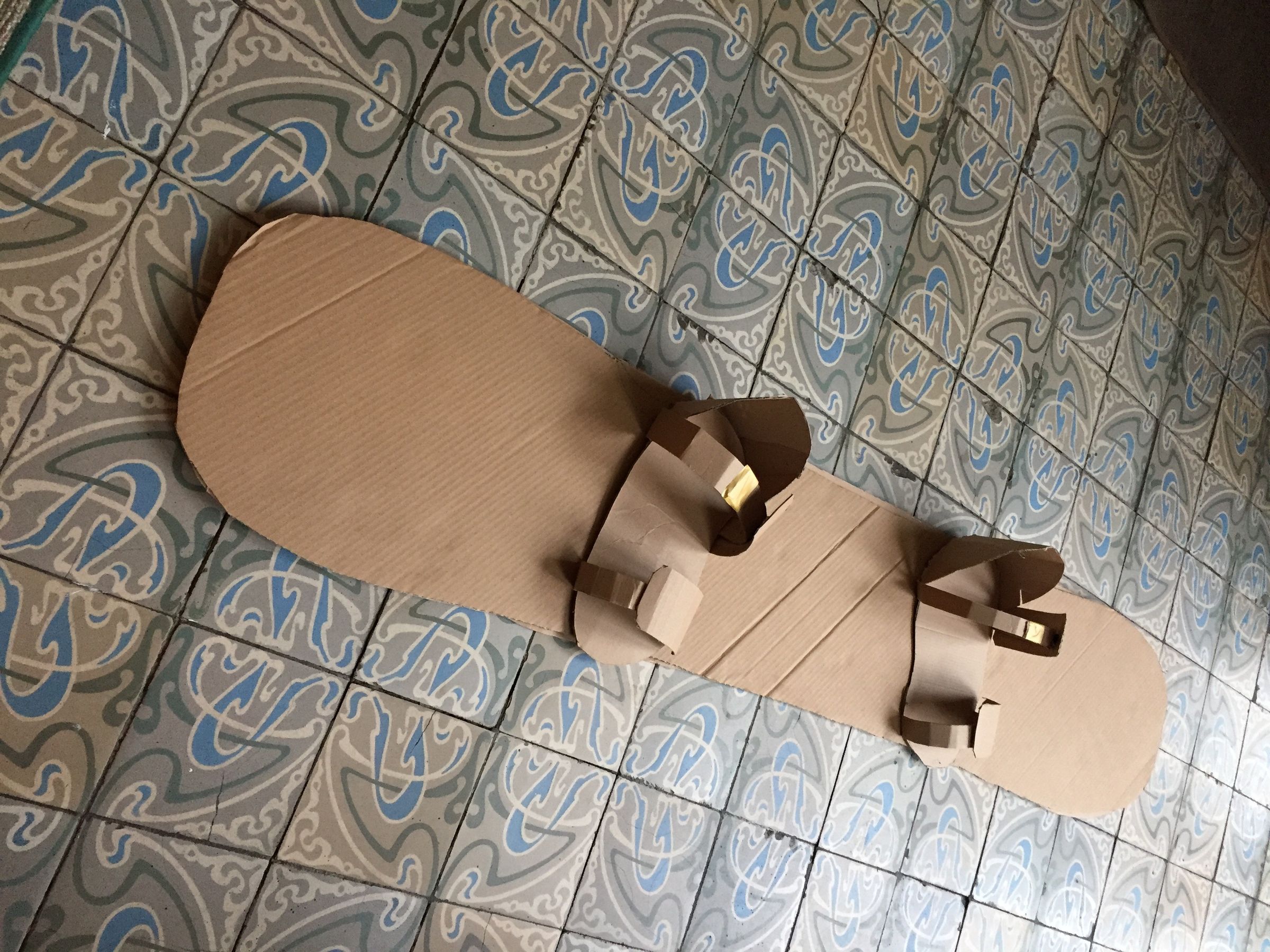 Cardboard Snowboard 7 Steps Instructables