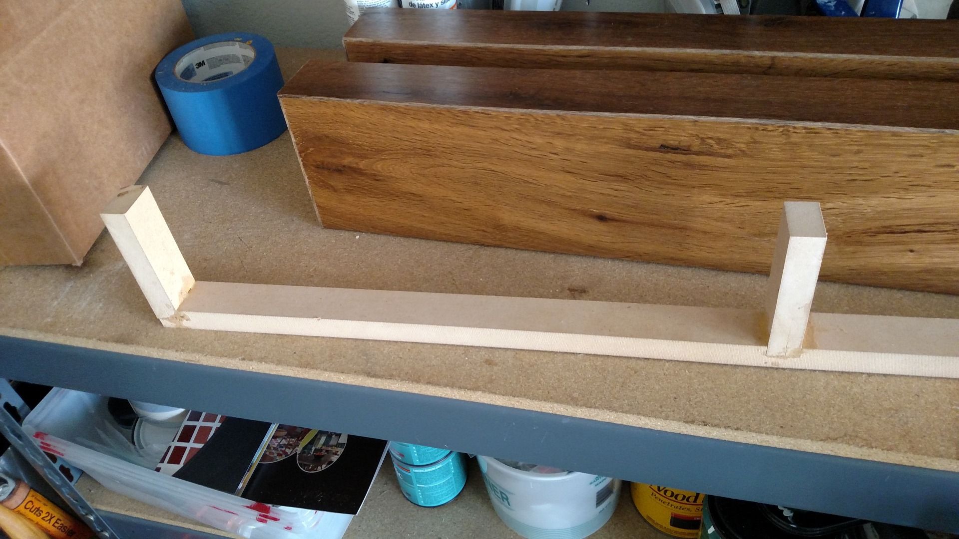 Recycled Wood Flooring Modern Shelf : 4 Steps (with Pictures ...