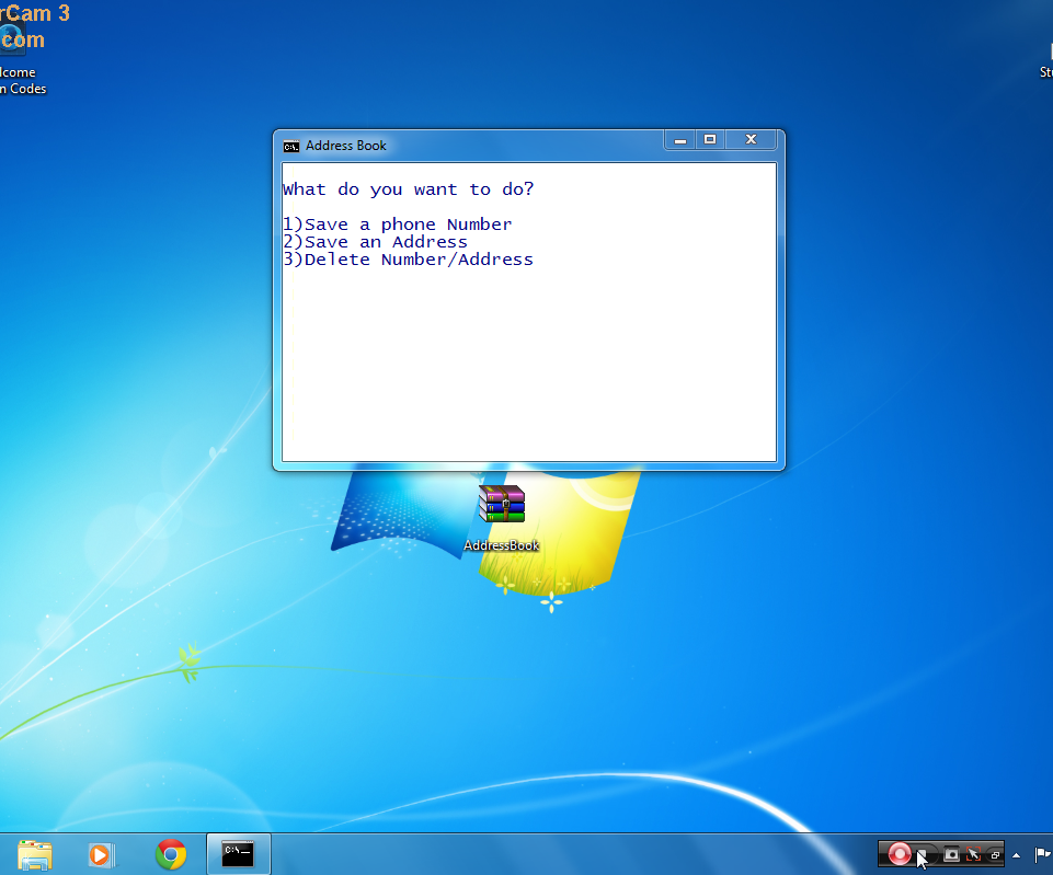 Batch File Address Book