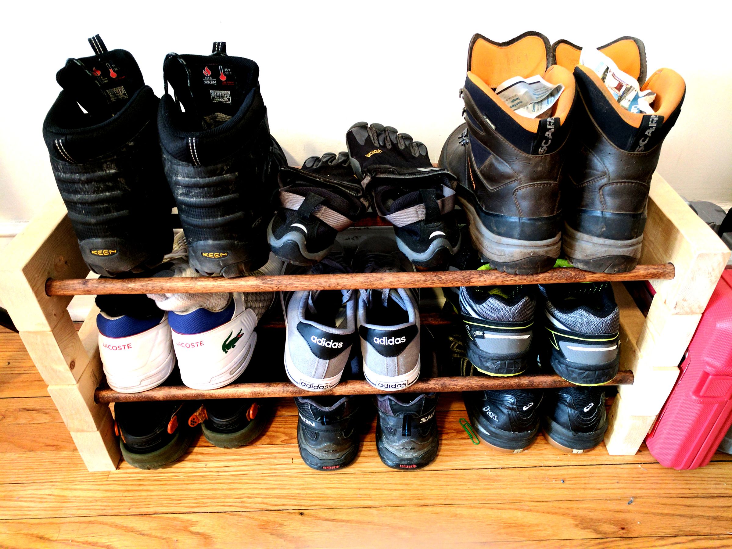 Stackable Wooden Shoe Rack : 6 Steps (with Pictures) - Instructables