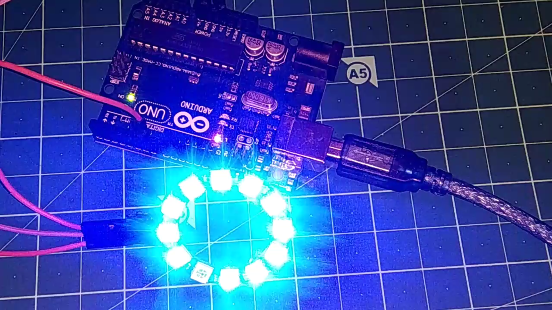 Arduino Ws2812 LED or Neopixel Led Strip or Ring Tutorial : 4 Steps ...
