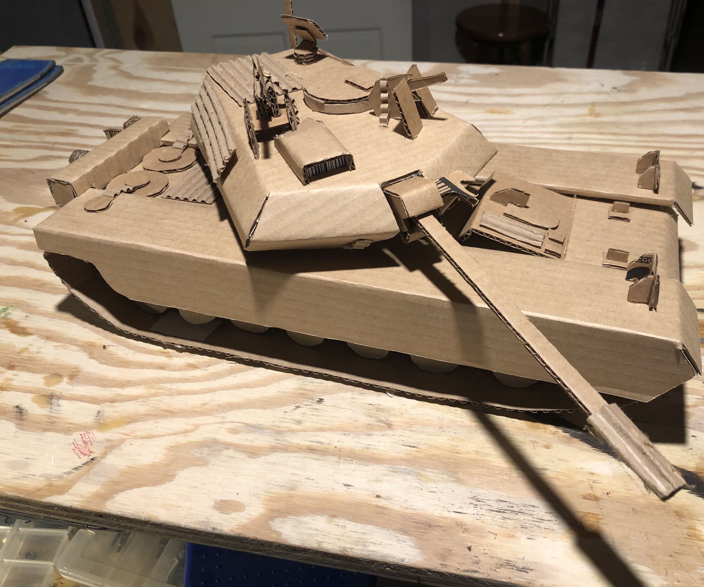 Cardboard Tank