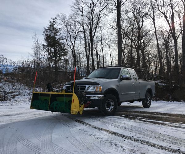 Twin Engine Pickup Truck Snow Blower