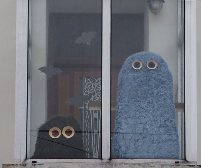 Furry Monsters Behind the Windows