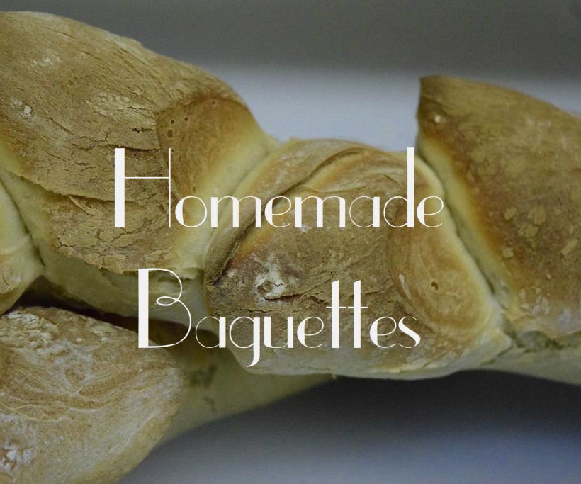 Homemade Baguettes (Pain D'epi)