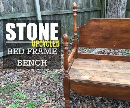 Build a Bench From an Old Bed Frame (video Included)