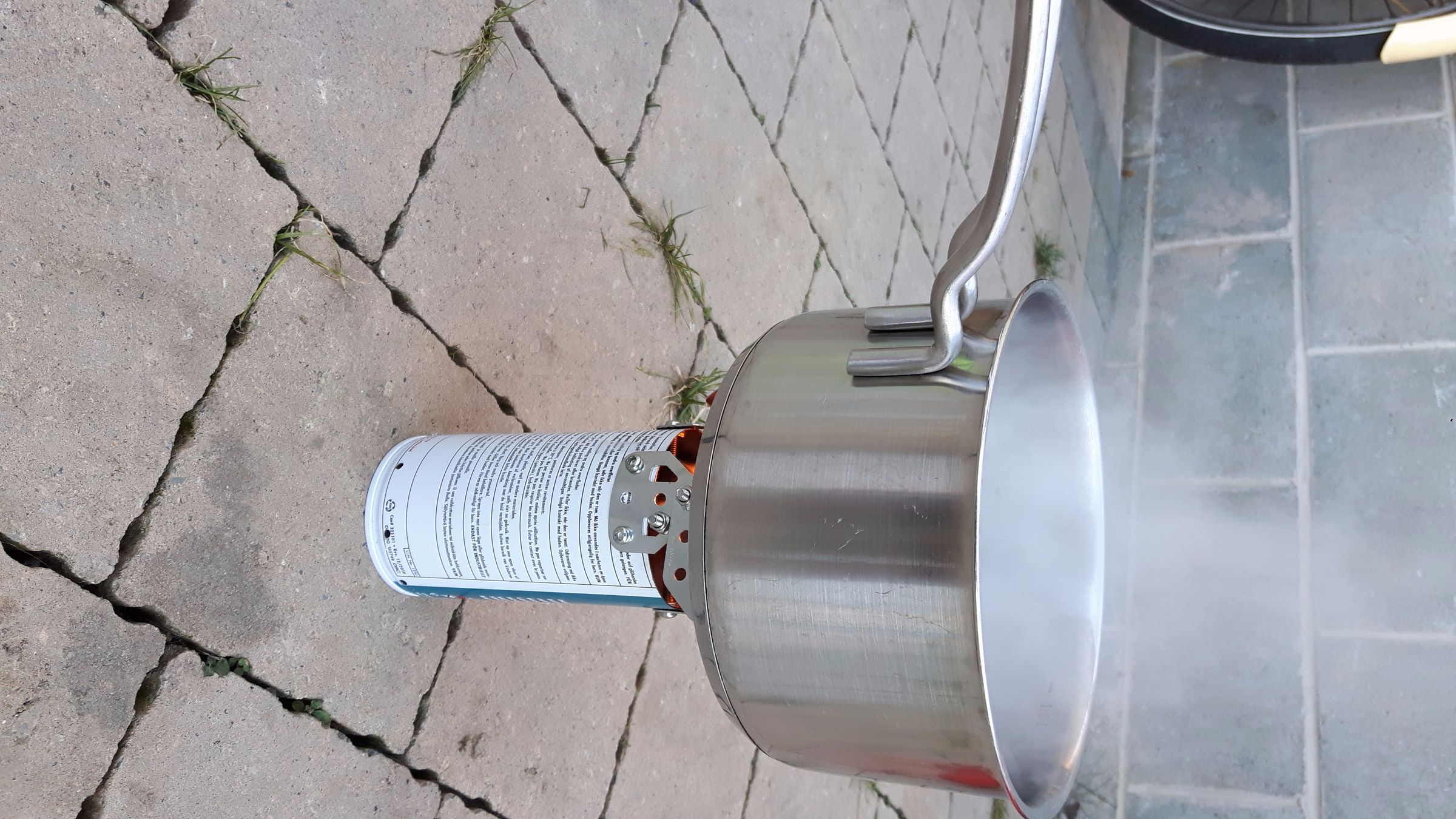 Ex-aerosol Can Camp Stove (Any Fuel)