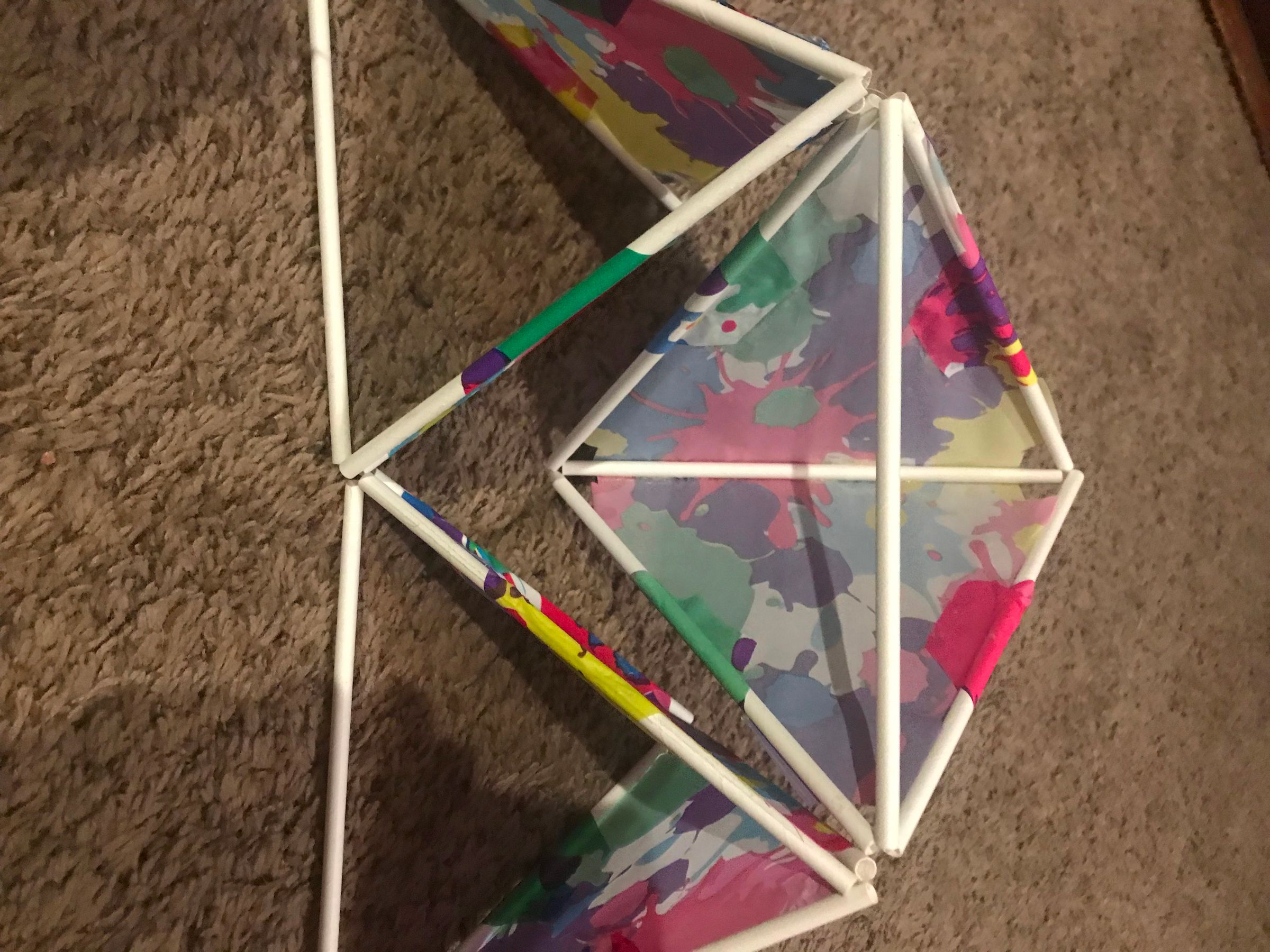 How to Make a Tetrahedral Kite (16Cells) 9 Steps Instructables
