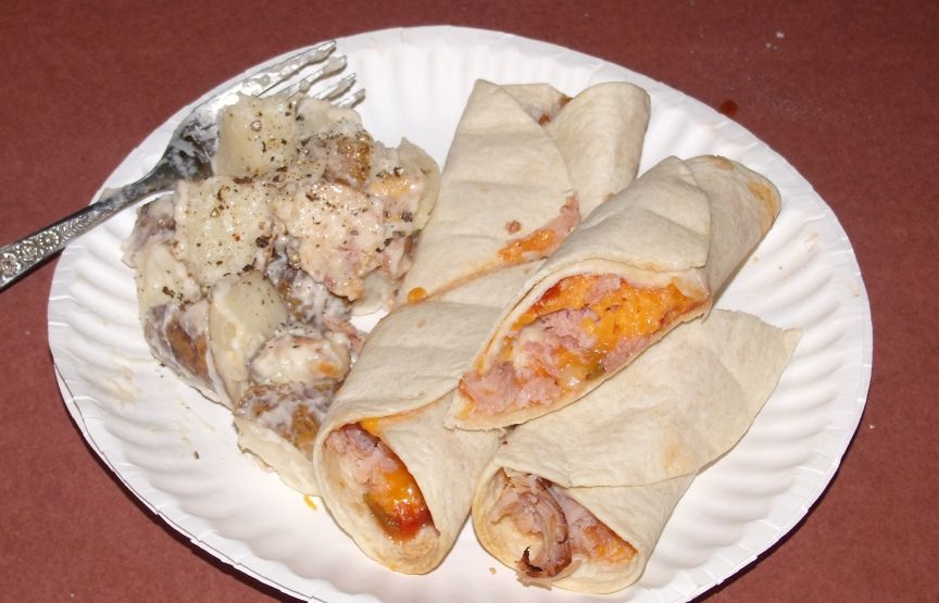 Twisted Ham and Cheese Melt